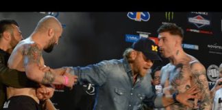 KSW 49: Prowokacja na ważeniu. „Szarpanina” Artura Sowińskiego z Normanem Parke