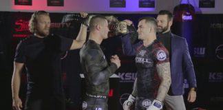 Roberto Soldic naładowany energią podczas spotkania z rywalem przed KSW 49!