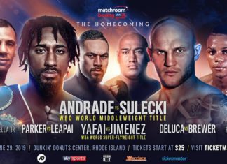 BOKS: Demetrius Andrade vs. Maciej Sulęcki- wyniki „runda po rundzie” Demetrius Andrade vs. Maciej Sulęcki- wyniki "runda po rundzie"