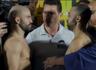 Malignaggi vs Lobov twarzą w twarz przed walką na gołe pięści (WIDEO)