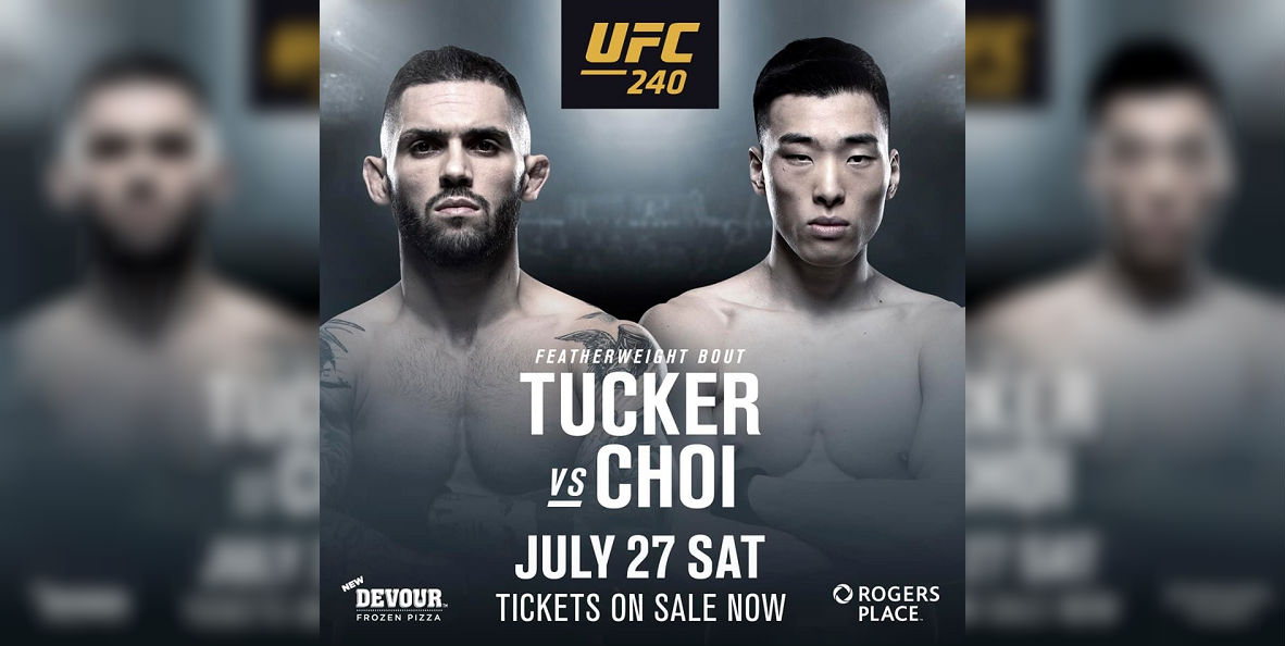 Gavin Tucker vs. Seung Woo Choi na UFC 240