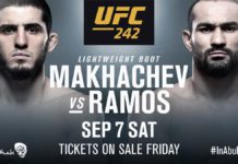 Islam Makachaev vs. Davi Ramos na UFC 242
