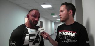 Radosław Słodkiewicz po przegranej walce z Krystianem Pudzianowskim na gali FFF
