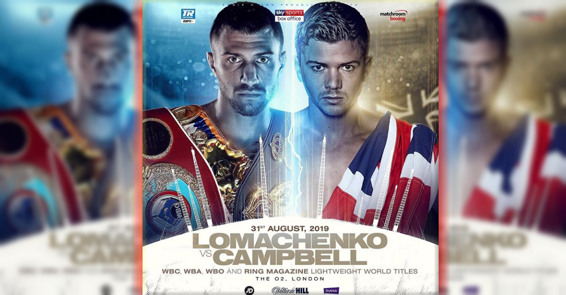 Oficjalnie: Vasyl Lomachenko vs. Luke Campbell o pasy WBC, WBA, WBO!