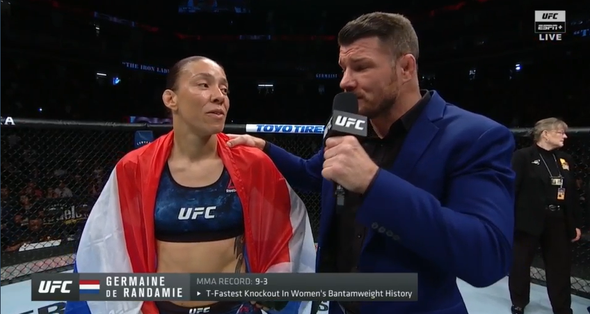 Wideo: Germaine de Randamie ubija Aspen Ladd jednym ciosem