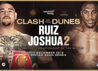 OFICJALNIE! Andy Ruiz vs Anthony Joshua 2 odbędzie się w Arabii Saudyjskiej