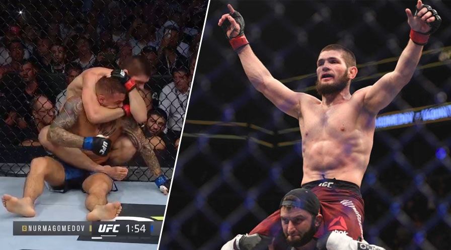 Khabib Nurmagomedov wygrywa