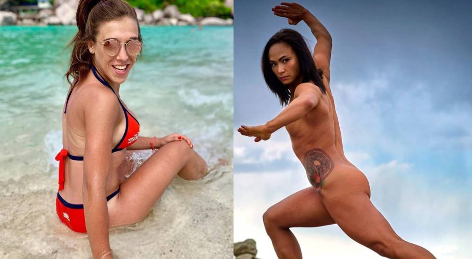 Joanna Jędrzejczyk i Michelle Waterson. 