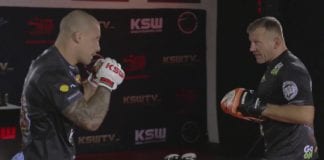 Wychudzony Damian Janikowski na media treningu przed KSW 50
