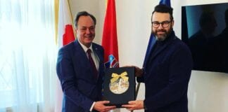 Szef KSW na spotkaniu z ambasadorem Chorwacji martin lewandowski chorwacja