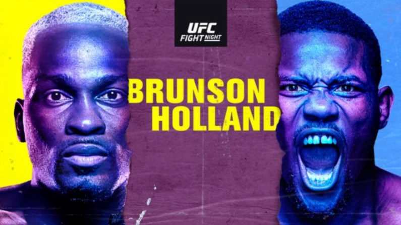 ufc vegas 22 brunson holland wyniki