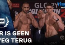 Ważenie oraz spotkanie twarzą w twarz przed walką Rico Verhoeven vs Badr Hari 2