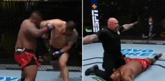 Potężny nokaut w wadze ciężkiej na gali UFC. Wrócił po ponad 4 latach i uśpił rywala (WIDEO)