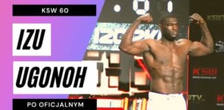 Izu Ugonoh przed KSW 60: Wiem co zrobić, żeby wygrać tę walkę