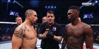 Israel Adesanya reaguje na wygraną Roberta Whittakera na UFC Vegas 24 drwiąc z „The Reapera”