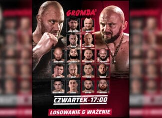 GROMDA 5: Oficjalne ważenie zawodników i losowanie par w czwartek!