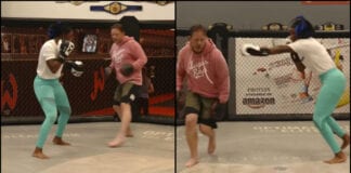 Przygotowania Claressy Shields do debiutu w klatce MMA (WIDEO)