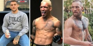 Mistrz wagi lekkiej typuje zwycięzcę trzeciej walki McGregora z Poirierem oliveira conor mcgregor dustin poirier