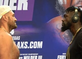 Intensywne spotkanie twarzą w twarz Tysona Fury’ego z Deontayem Wilderem (WIDEO)