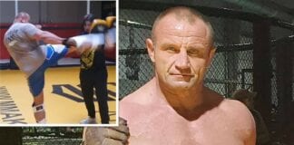 „Pudzian” szlifuje wysokie kopnięcia przed walką z „Jurasem” (WIDEO) mariusz pudzianowski