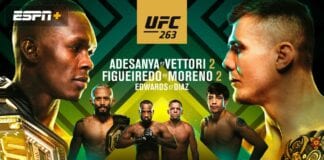 UFC 263: Adesanya vs Vettori 2 – karta walk, godziny transmisji