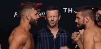 WIDEO: Mateusz Gamrot i Jeremy Stephens twarzą w twarz. Gorąco pomiędzy zawodnikami!