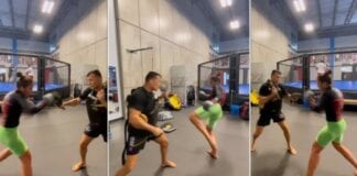 Joanna Jędrzejczyk prezentuje szybkość na tarczach (WIDEO) joanna jędrzjeczyk