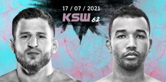 Starcie dwóch debiutantów zamyka kartę walk KSW 62
