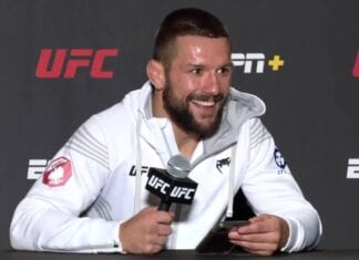 „Mam bardzo dobry kontrakt podpisany”. Gamrot o relacjach z UFC mateusz gamrot konferencja ufc