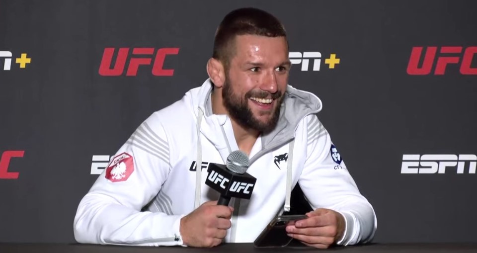 mateusz gamrot konferencja ufc