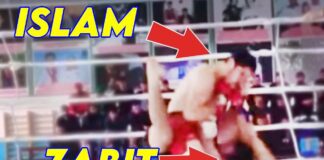 (WIDEO) Islam Makhachev i Zabit Magomedsharipov walczą ze sobą w sambo bojowym