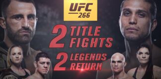 Dwa pasy i powrót dwóch legend. Pierwsza zapowiedź UFC 266 (WIDEO)