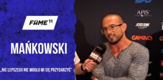 Nic lepszego nie mogło mi się przytrafić – Borys Mańkowski przed FAME MMA 11