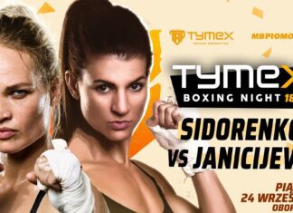 TYMEX Boxing Night 18: Sidorenko będzie boksowała 24 września o mistrzostwo Europy wagi lekkiej