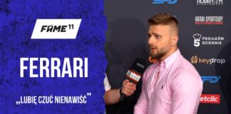 Mój nokaut na Polaku docenili zawodnicy UFC – Amadeusz Ferrari przed FAME MMA 11