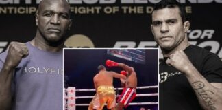 Vitor Belfort błyskawicznie rozbił Evandera Holyfielda belfort holyfield