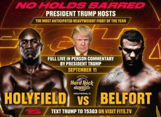 Były prezydent USA będzie gościnnym komentatorem gali Belfort kontra Holyfield