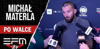 Michał Materla po wygranej na EFM Show 2 – Za szybko chciałem skończyć walkę i zgubiłem rytm