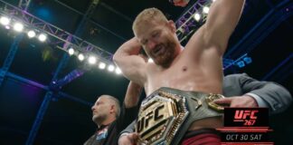 Bestia wagi półciężkiej – zobacz klimatyczne otwarcie gali UFC 267