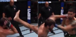 WIDEO: Świenta kontra! Jim Miller nokautuje debiutującego w UFC zawodnika potężnym lewym