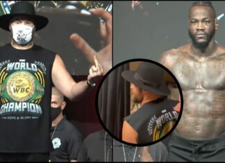 Zakulisowa kłótnia Tysona Fury’ego i Deontaya Wildera. „Je*ać twoją matkę!” (WIDEO)