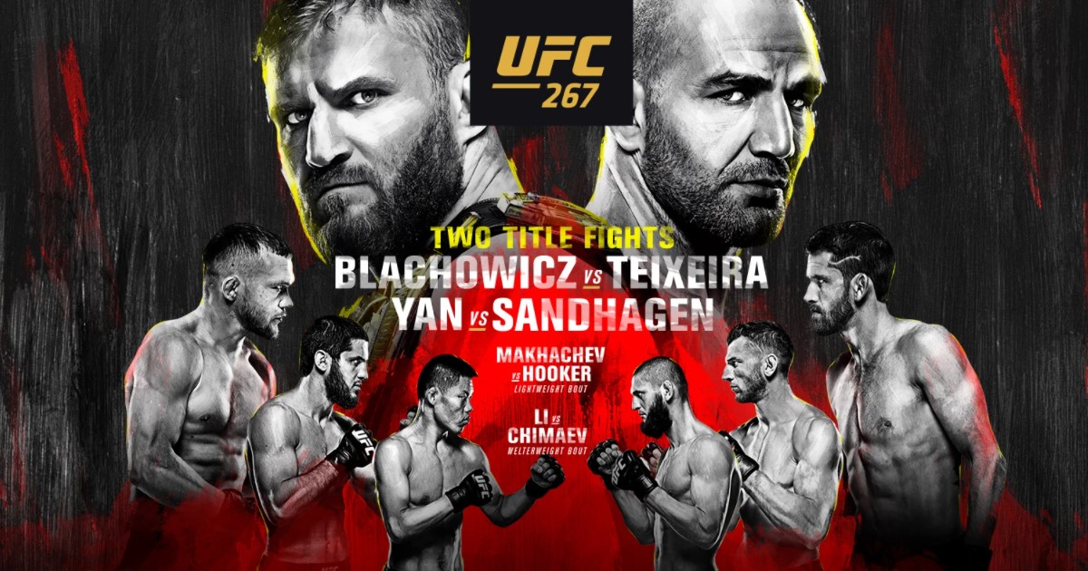 ufc 267 wyniki błachowicz tybura oleksiejczuk teixeira