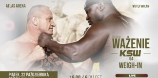 KSW 64: Oficjalna ceremonia ważenia przed galą