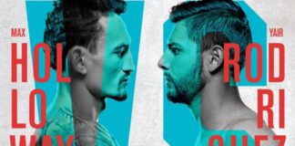 UFC Vegas 42: Holloway vs. Rodriguez – karta walk, godziny transmisji