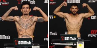 Wyniki i wideo z ważenia UFC Vegas 42: Max Holloway i Yair Rodriguez w limicie