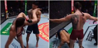 Znokautował spektakularnym obrotowym kopnięciem. Nie dostał jednak kontraktu z UFC (WIDEO)