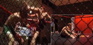 Znokautował wysokim kopnięciem przy okazji łamiąc własną nogę (WIDEO) cfc1