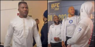 Ngannou uważa, że to UFC zaaranżowało jego „przypadkowe” spotkanie z Gane