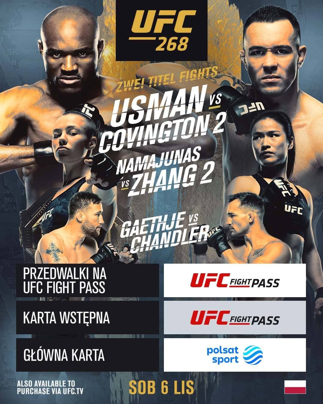 ufc 268 wyniki