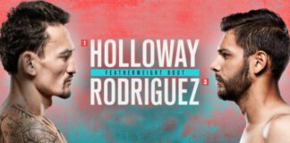 UFC Fight Night: Holloway vs Rodriguez – wyniki gali